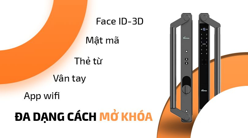 Demax SL908 GS LUX - Đa dạng cách mở khóa